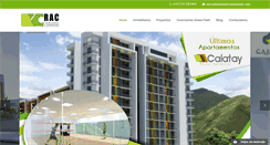 Desktop Screenshot of construccionesrac.com