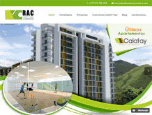 Tablet Screenshot of construccionesrac.com